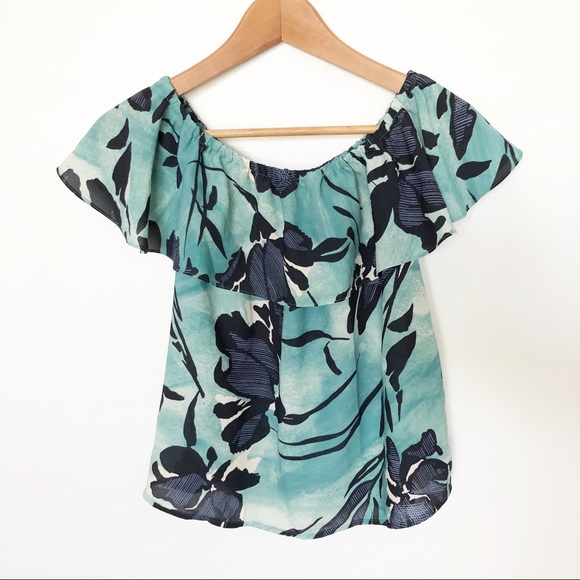 Anthropologie Maeve Islander Off The Shoulder Top Size XXS - Picture 3 of 7